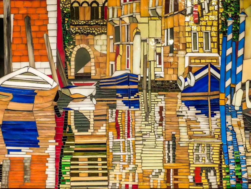 Reflecting on Venice
Stained glass mosaic