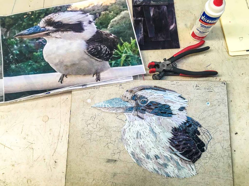 Di Gillespie is back and working on a Kookaburra this time