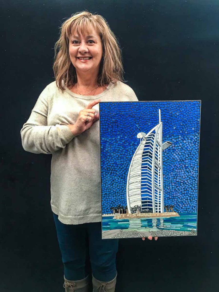 Burj al Arab - a gift for her brother by Cindy Brownrigg