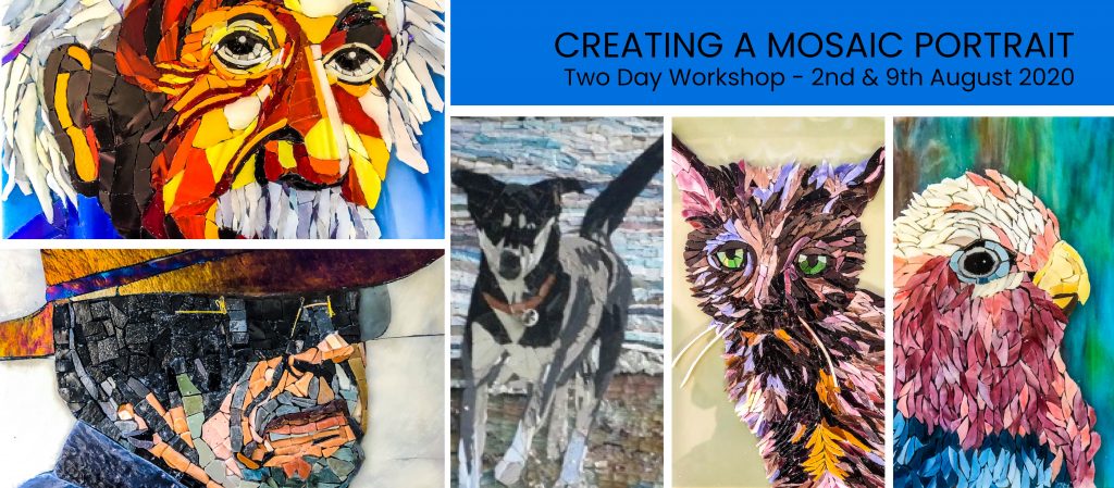 creating a mosaic portrait workshop