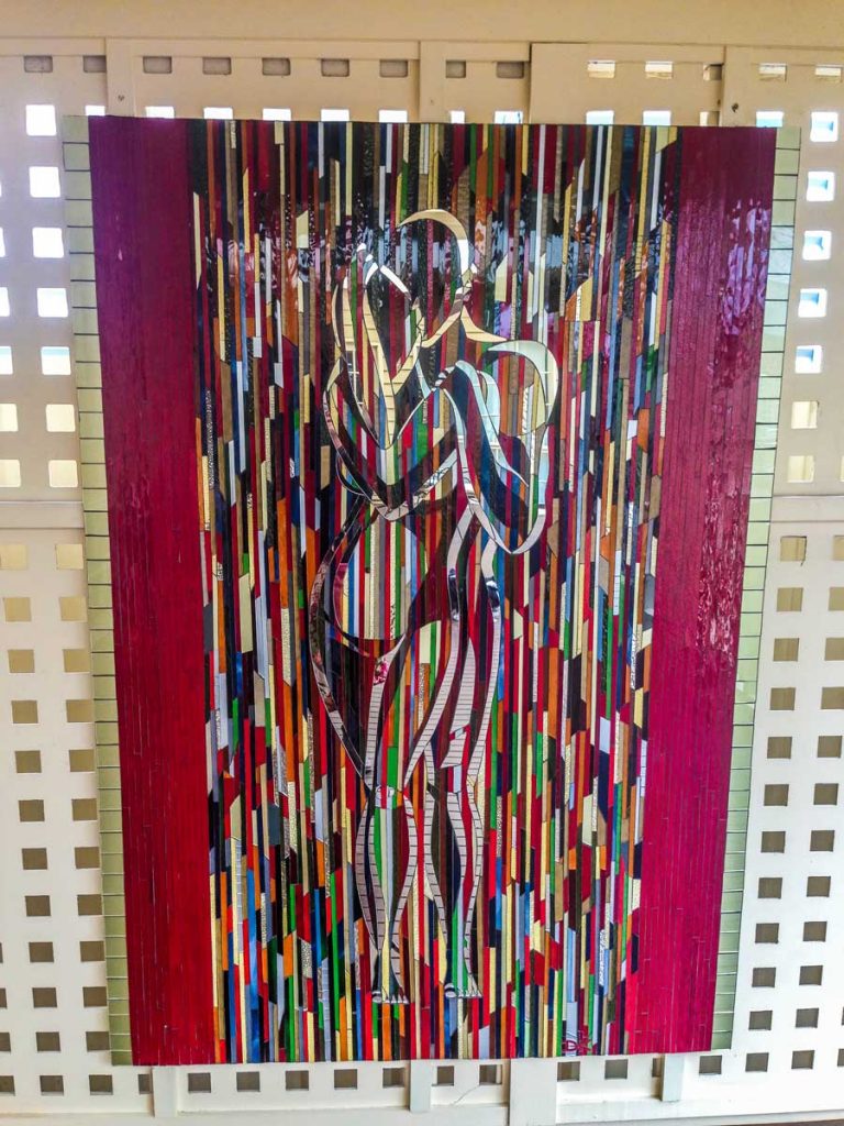 1.2m x 1.8m stained glass mosaic. Private commission Somerton Park