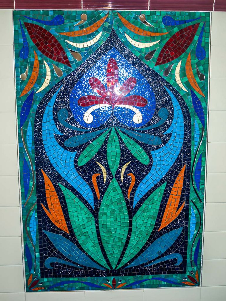 Moroccan Bathroom Feature
Stained Glass Mosaic