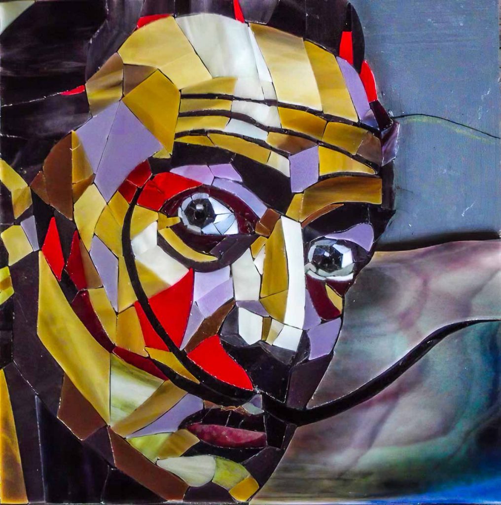 Artist: Sophie Dessons
Her completed portrait of Salvador Dali