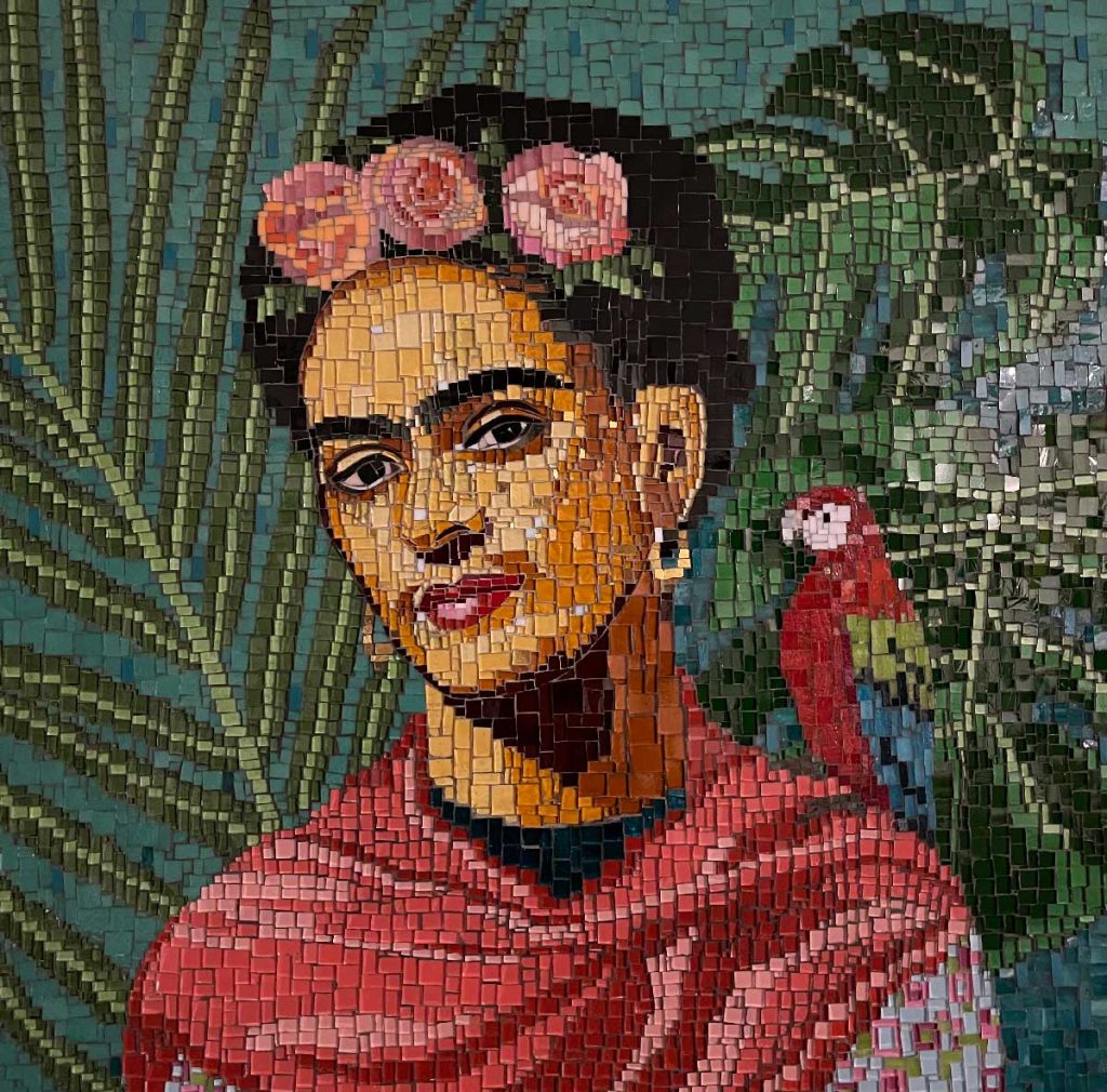Frida Kahlo Stained Glass Mosaic 60cm x 60cm